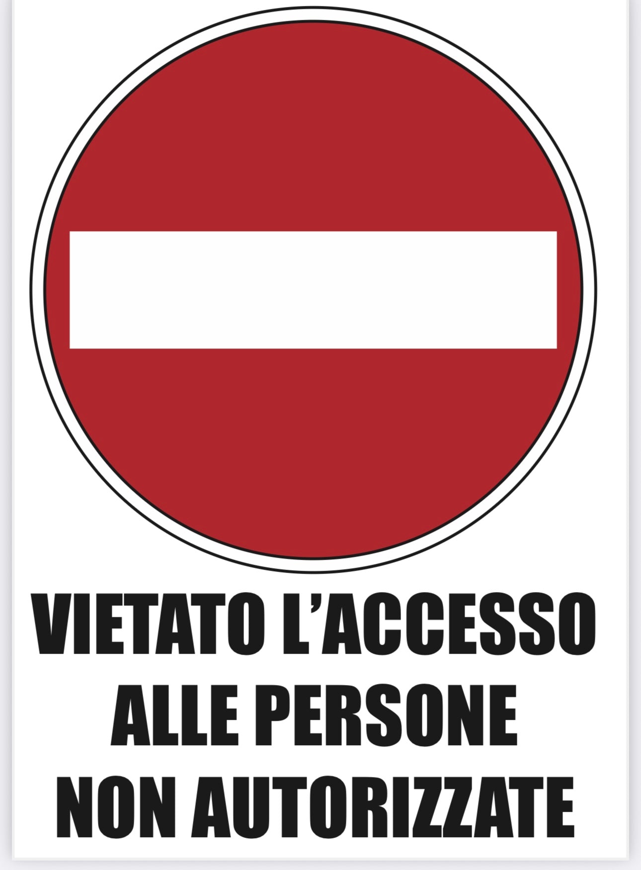 Divieto d’accesso!!