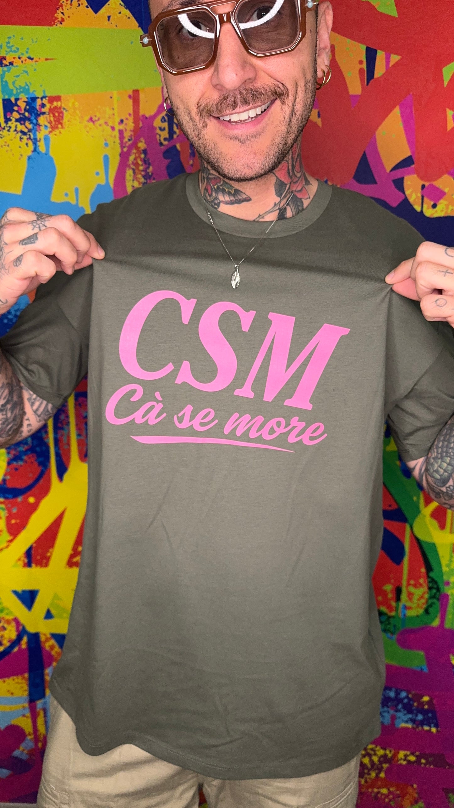 Csm CA SE MORE!! T-shirt spalle cadenti