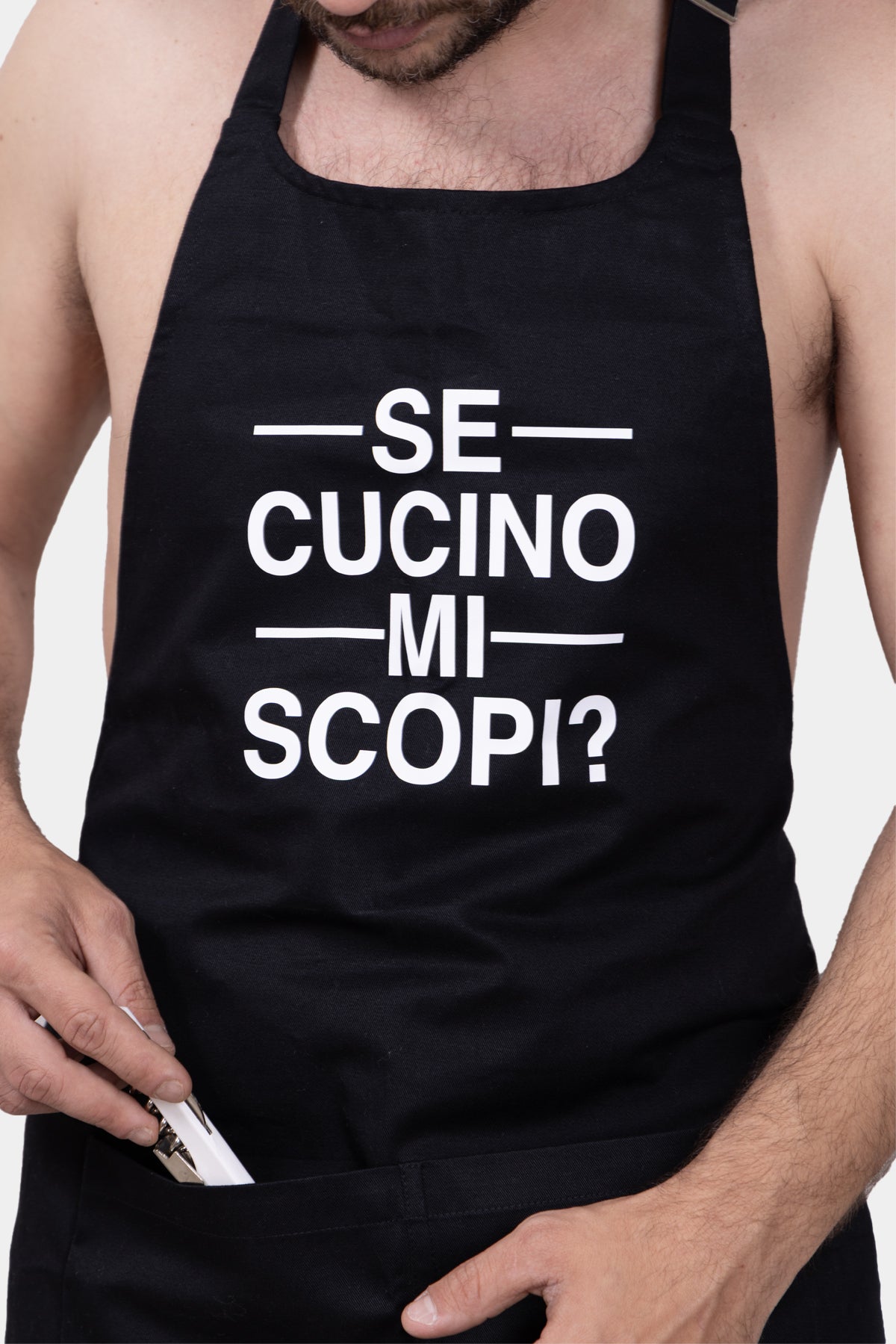 Grembiule Se cucino mi scopi