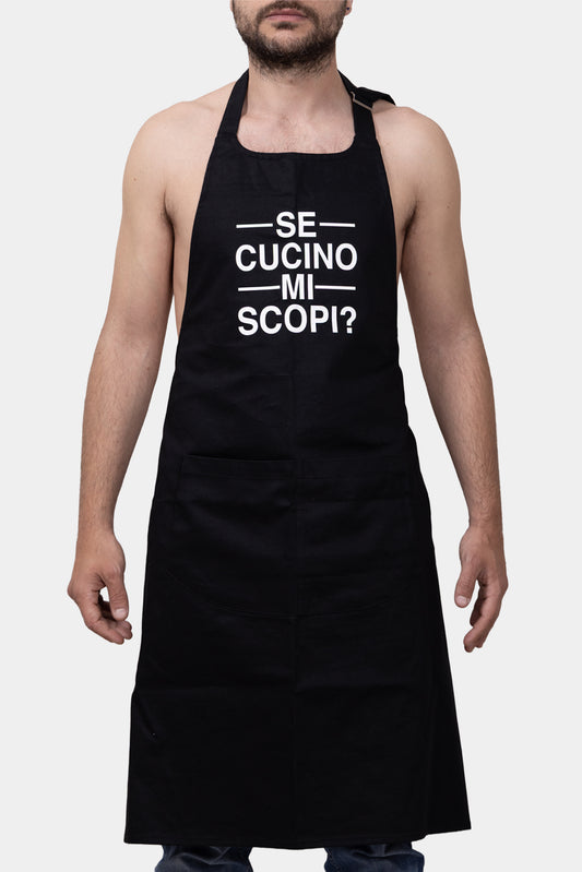 Grembiule Se cucino mi scopi