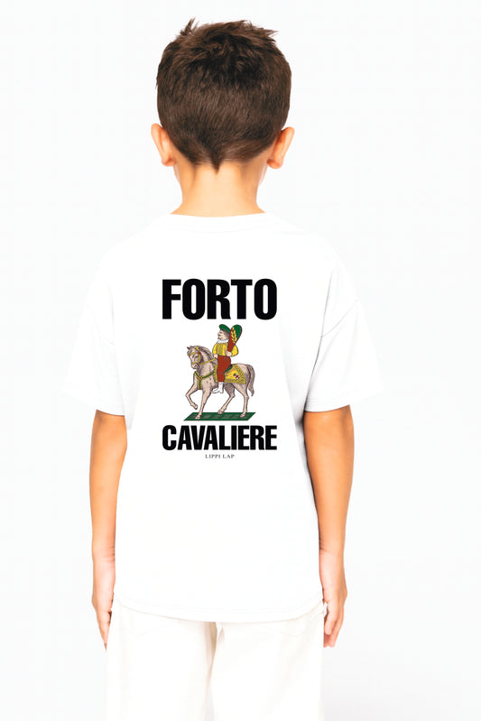 bambino forto cavaliere